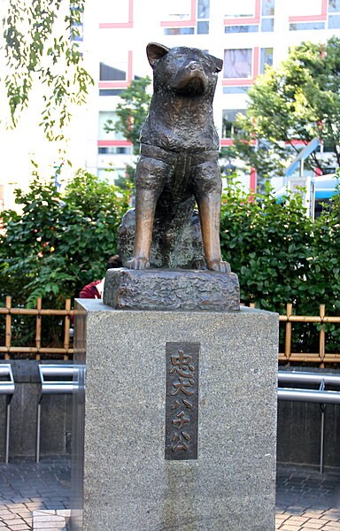 渋谷駅前のシンボル「ハチ公像」