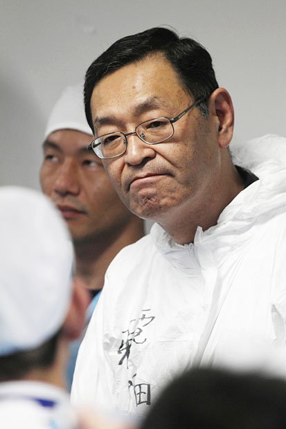 吉田元所長の入院先の病院では、マスコミと接触しないように東京電力の社員が“監視”していたという情報もある　（c）朝日新聞社　＠＠写禁