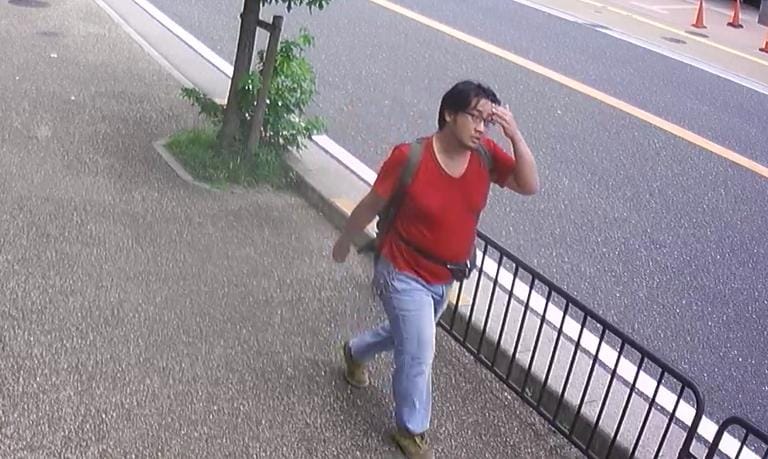 事件を起こす直前の青葉容疑者