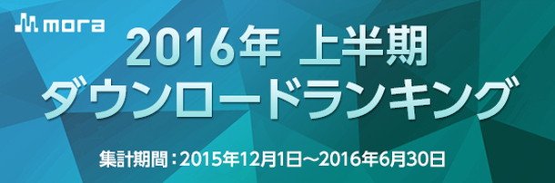 2016上半期moraダウンロードランキング back numberアルバム部門制す！ シングルは「海の声」/ハイレゾは宇多田ヒカル