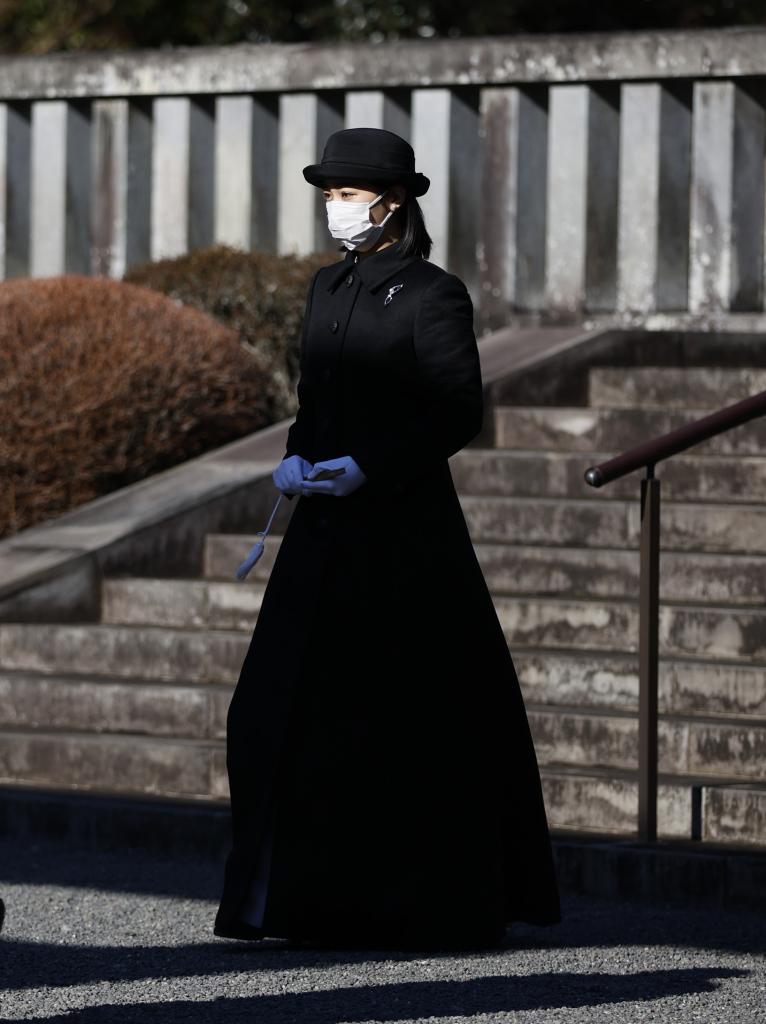 武蔵野陵の参拝を終えた秋篠宮家の佳子さま＝1月7日、東京都八王子市