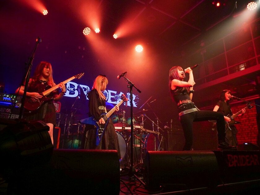 ヨーロッパから帰国のBRIDEARが国内凱旋ライブ