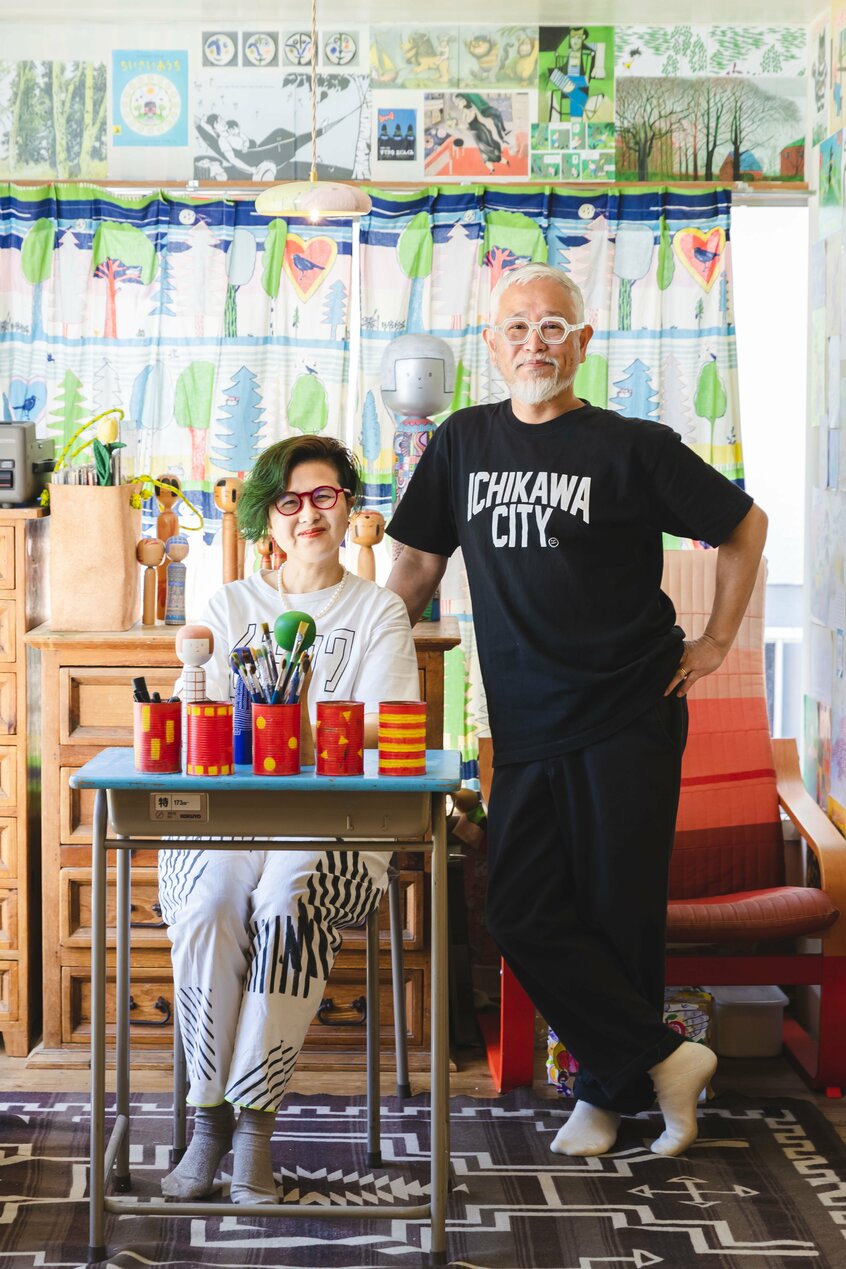 湊誠也さん(右)と湊麻未さん(撮影/写真映像部・佐藤創紀)