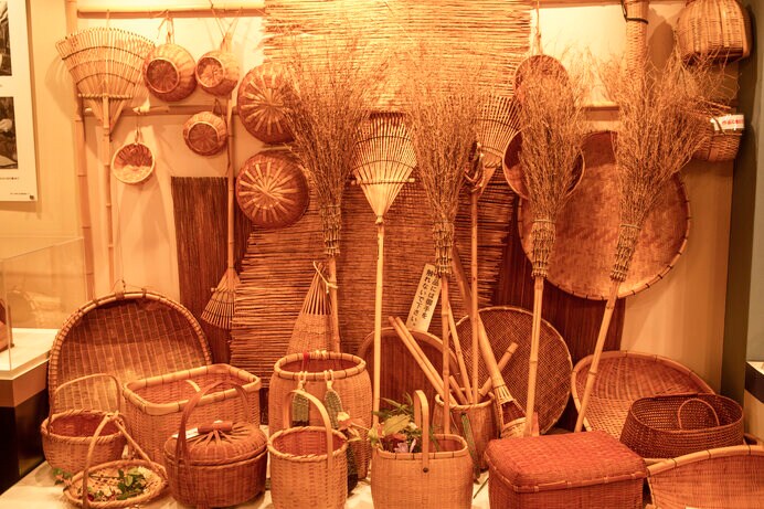 竹で作られた道具たち
