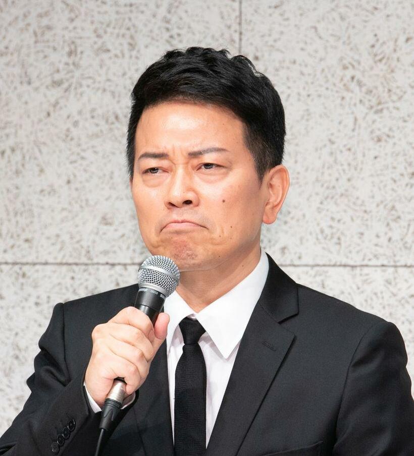 明石家さんまのもとで再起を目指すとみられる宮迫博之＝撮影・今村拓馬