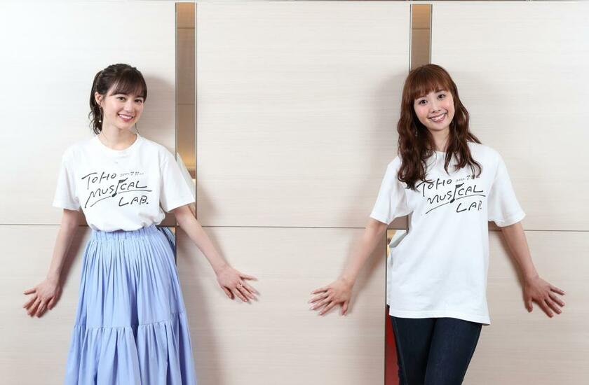 生田絵梨花さん（左）、妃海風さんが出演する「TOHO MUSICAL LAB.」は2020年7月11日（土）19時より配信（撮影／加藤夏子）