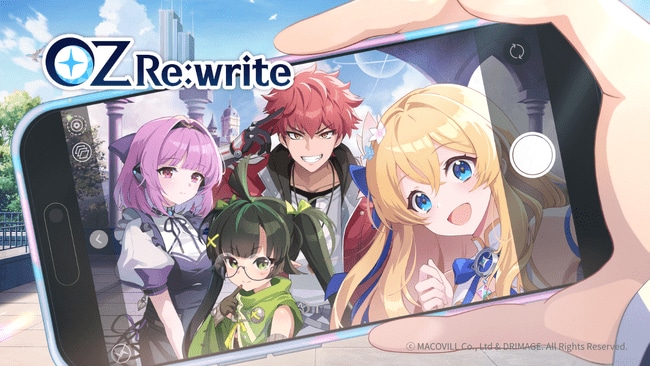 写真・図版(1枚目)| 【DRIMAGE JAPAN プレスリリース】絆×リライト×異世界RPG「OZ Re:write(オズ リライト)」サプライズ!ボカロコラボ実施やプレイヤーの意見から生まれた「乙姫」のビジュアル発表!