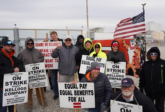 賃金改善などを求める米国の労働者のストライキ（2021年）