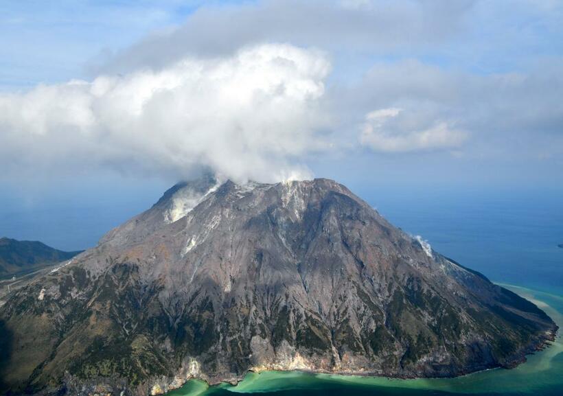 超巨大噴火を起こしたことのある薩摩硫黄島（鹿児島県）