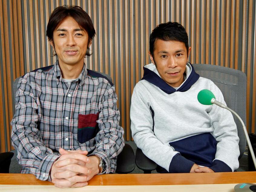 岡村の発言をきっかけにラジオにコンビで復活することになったナインティナイン(C)朝日新聞社