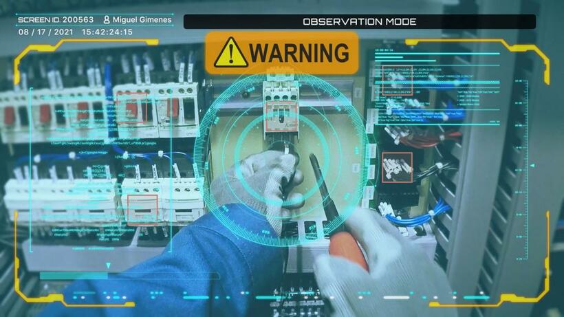 グレイスビジョンによる作業者への指示のイメージ（グレイステクノロジー提供）