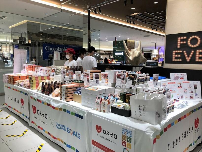 昨年１０月には大丸心斎橋店でコラボイベントを実施（写真／文さん提供）