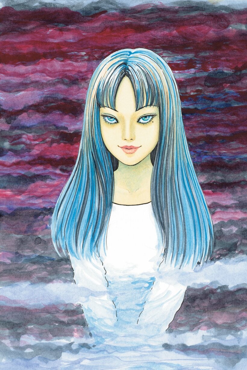 『富江』1986年に執筆された伊藤潤二さんのデビュー作。何度殺されても蘇る魔性の美少女・富江のメイクやコスプレをした画像がSNSでも大人気だ（illustration　ジェイアイ／朝日新聞出版）