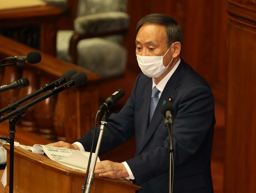 菅義偉首相　（ｃ）朝日新聞社