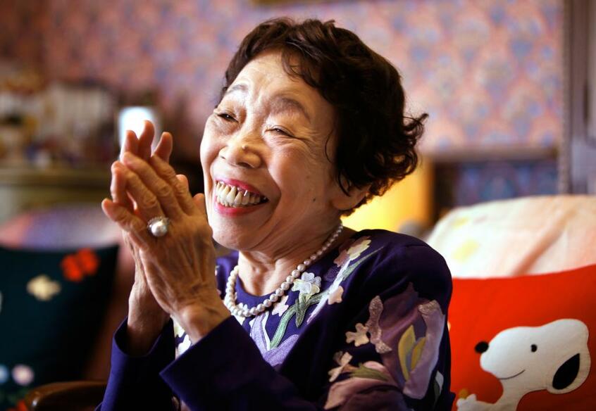 田辺聖子さん (c)朝日新聞社