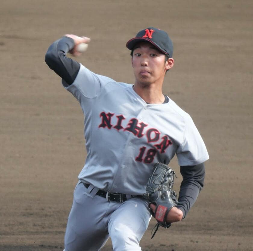 日本大学からドラフト3位で巨人入りした赤星優志（写真提供・プロアマ野球研究所 PABB）
