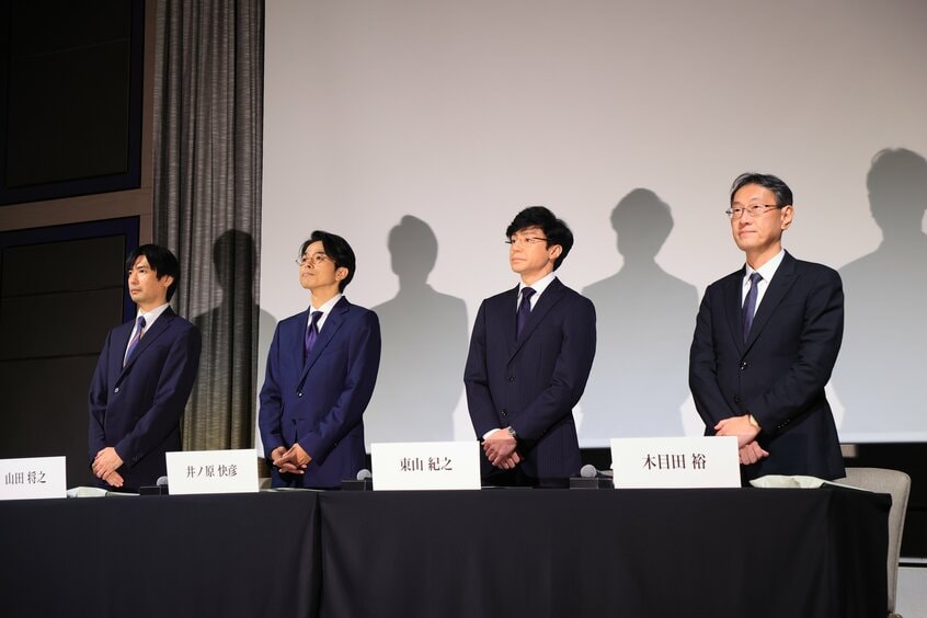社名変更などを発表したジャニーズ事務所の会見=10月2日、東京都