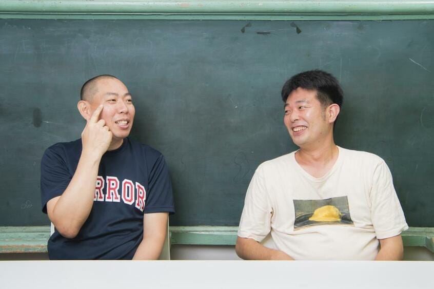 「介護レクも最初は試行錯誤だった」と話すレギュラーの2人 (撮影/写真部・高野楓菜)