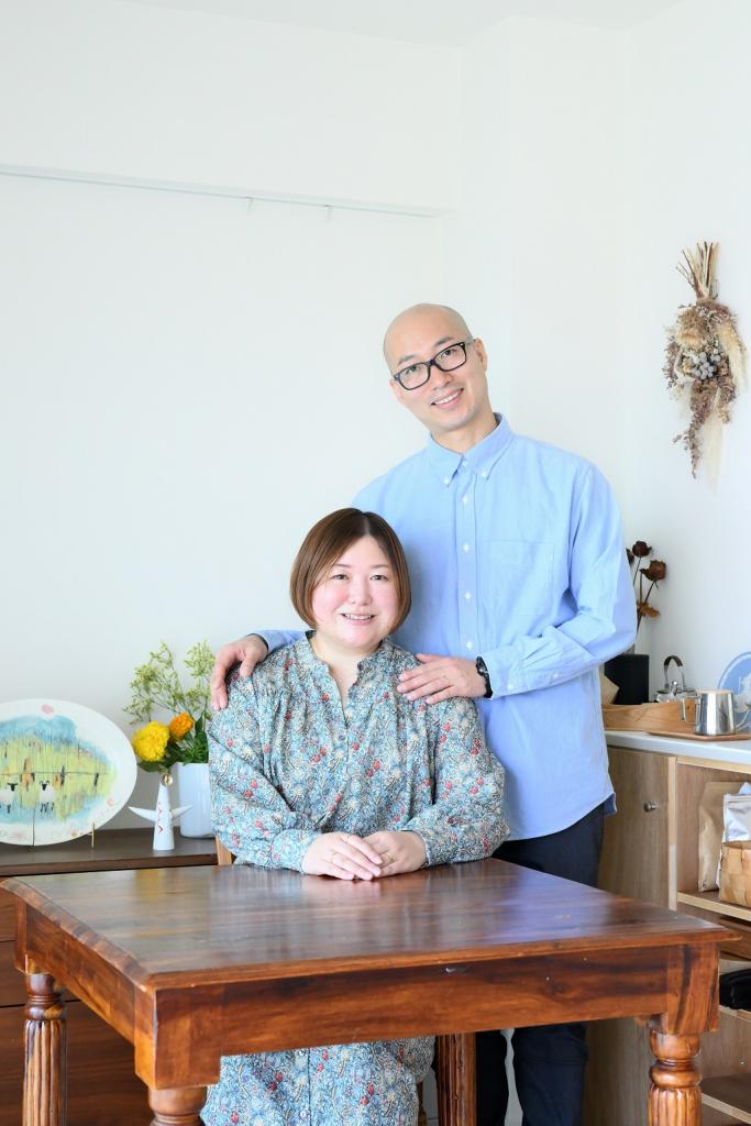 孫田丈太郎さんと孫田佐知子さん（撮影／篠塚ようこ）