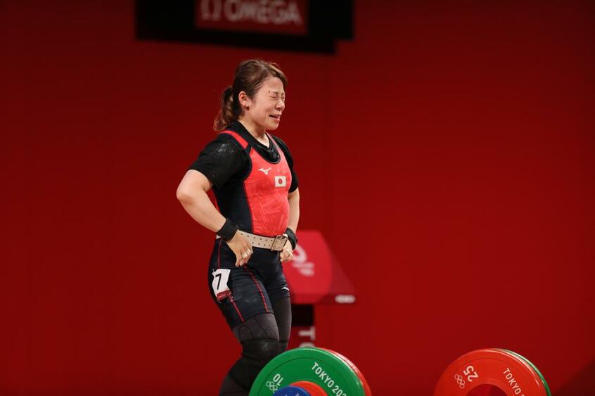 東京五輪限りで現役を引退することを表明した三宅宏実(撮影・JMPA)