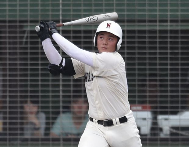 高校球界屈指のスラッガー・清宮幸太郎　（ｃ）朝日新聞社