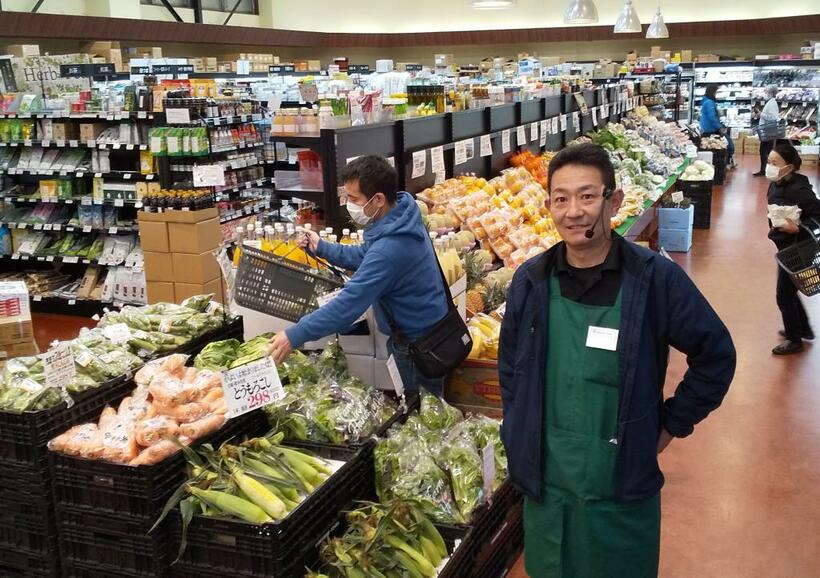 ひまわり市場（山梨県北杜市）の那波秀和社長