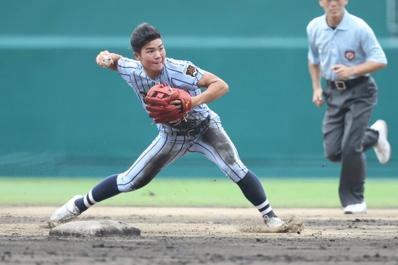 福島陽奈汰・東海大熊本星翔（熊本）・内野手・2年（撮影／写真映像部・東川哲也）