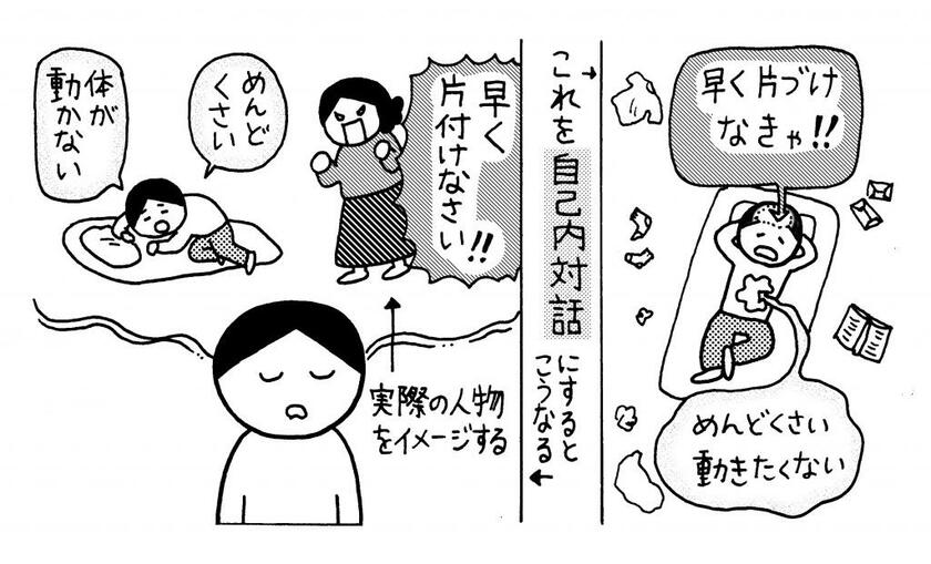 キレてしまう人がいる一方で、キレたくてもキレることができない人、泣きたいのに泣けない人もいる。どちらも心の中では同じことが起きているという（ｉｌｌｕｓｔｒａｔｉｏｎ　田房永子／ＡＥＲＡ　２０２１年１０月１１日号より）