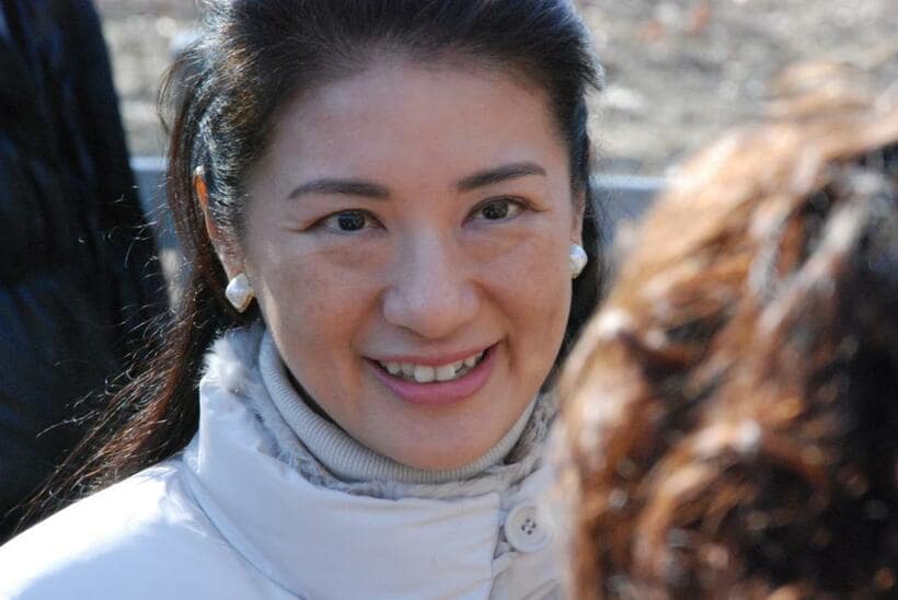 笑顔の雅子さま。2009年12月こどもの国で（撮影・村上園子さん／提供写真）