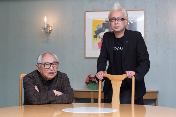 倉本聰さん（左）と箭内道彦さん（撮影／遠崎智宏）