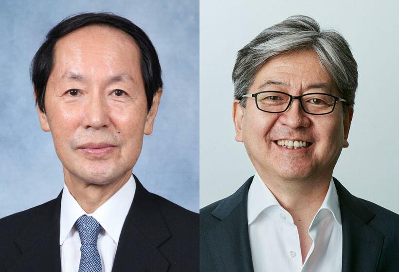 永井良三氏（左）、松本大氏　（提供）