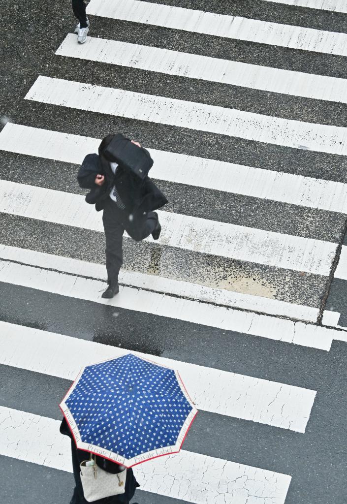 外出自粛になる前は、信号が点滅したら小走りで渡りきっていた。そんなちょっとしたことが積み重なって運動になっていた（撮影／写真部・東川哲也）