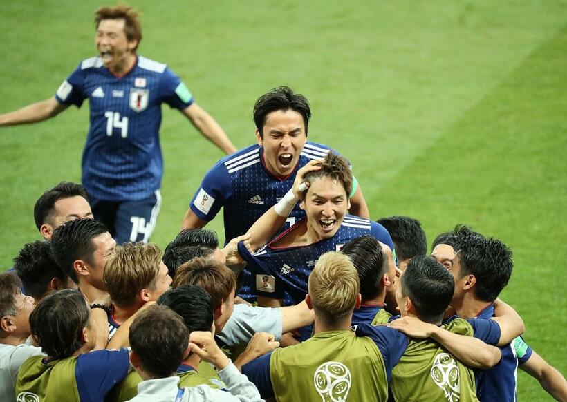 18年ロシア大会決勝トーナメント1回戦で先制ゴールを決めた原口元気