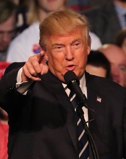 トランプ氏　（ｃ）朝日新聞社