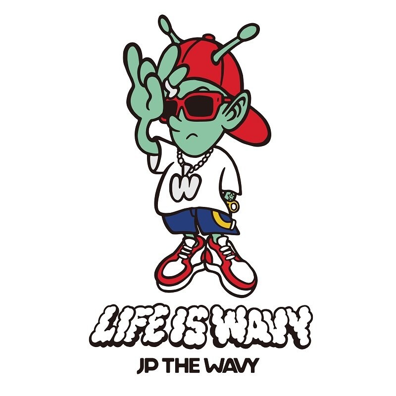 JP THE WAVY、1stアルバム『LIFE IS WAVY』アートワーク＆トラックリスト公開　VERBAL(m-flo)/MIYACHI/Jay Parkら参加