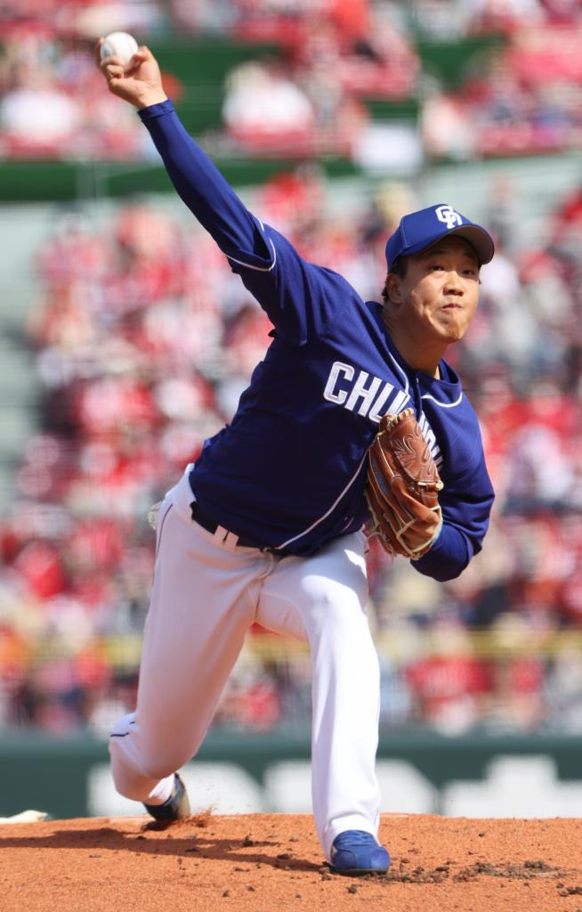 中日の投手陣を引っ張る柳裕也 (c)朝日新聞社