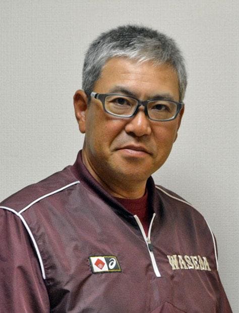 【早】小宮山 悟さん（５３）　 早稲田大学野球部監督／９０年卒、教育。日米のプロ野球で投手として活躍（撮影／編集部・小柳暁子）