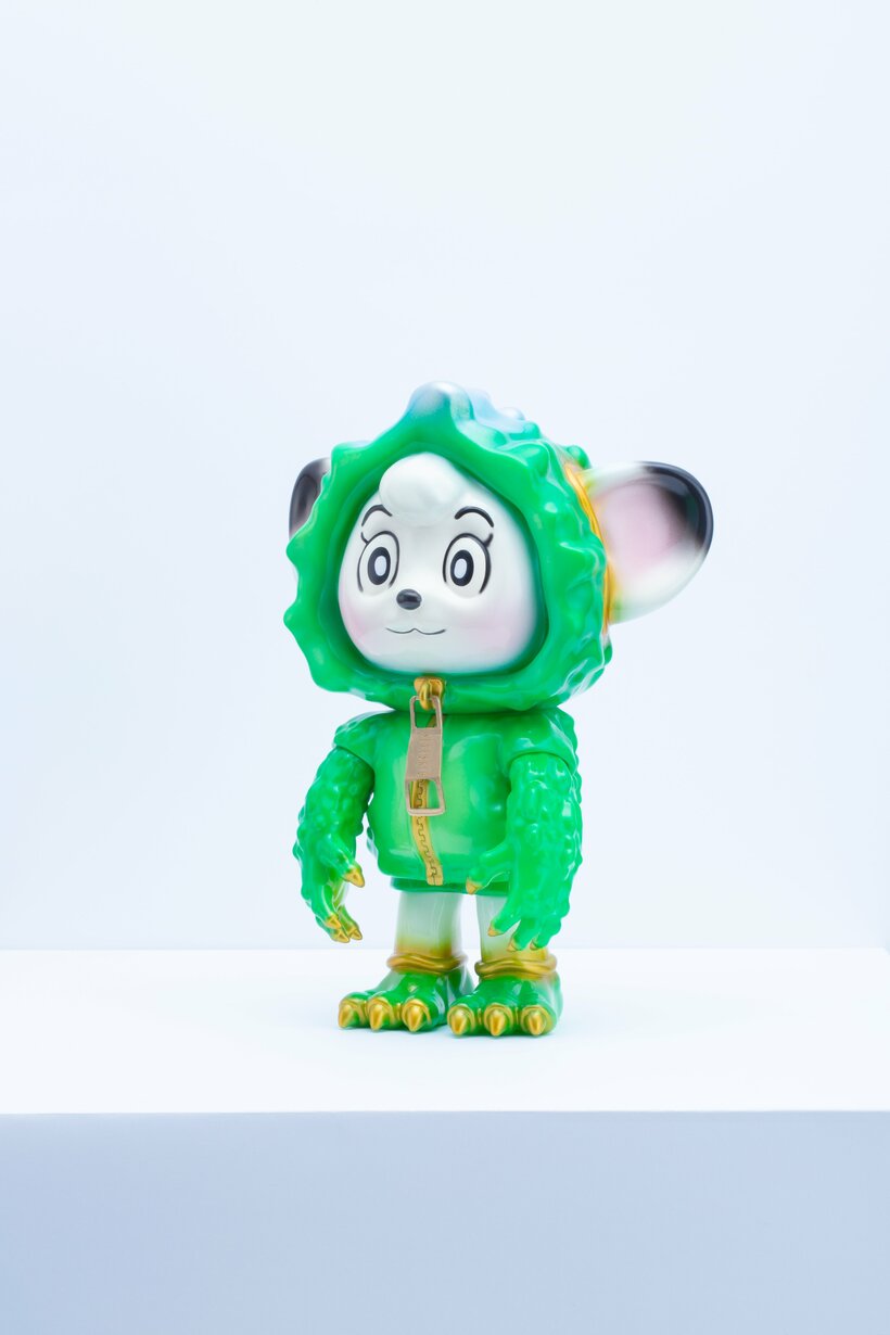 造形作家・岡田悠助さん：コラボ作品「ジャングル大帝　×　ＳＥＶＥＳＫＩＧ　Ｃｏｌｌａｂｏｒａｔｉｏｎ　ＬＥＯ」　（c）Ｔｅｚｕｋａ　Ｐｒｏｄｕｃｔｉｏｎｓ／ＳＥＶＥＳＫＩＧ