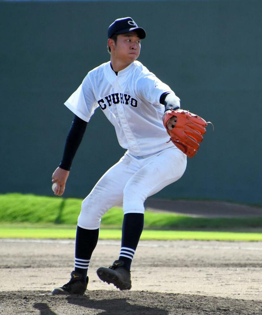 中日からドラフト1位指名を受けた中京大中京・高橋宏斗 (c)朝日新聞社