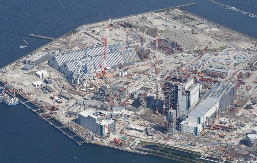 JERAが建設中の石炭火力の横須賀火力発電所（神奈川県）
