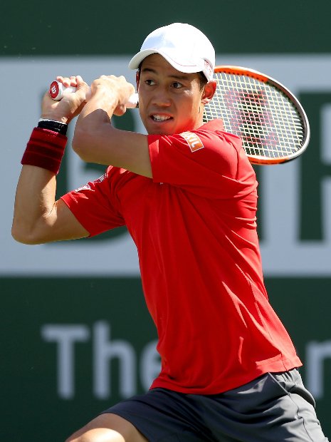 BNPパリバ・オープン準々決勝でソックに敗れた錦織圭（写真：Getty Images）