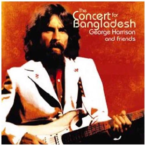 『CONCERT FOR BANGLADESH』GEORGE HARRISON with ERIC CLAPTON and BAND《WHILE MY GUITAR GENTLY WEEPS》 Guitar ERIC CLAPTON