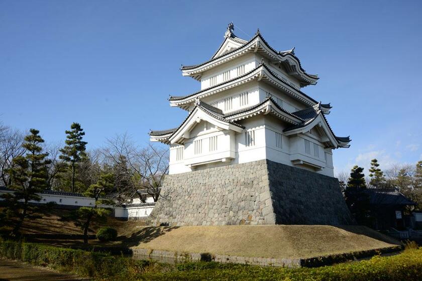 忍城の御三階櫓は、江戸時代に代用天守として使用した櫓を復興したもの