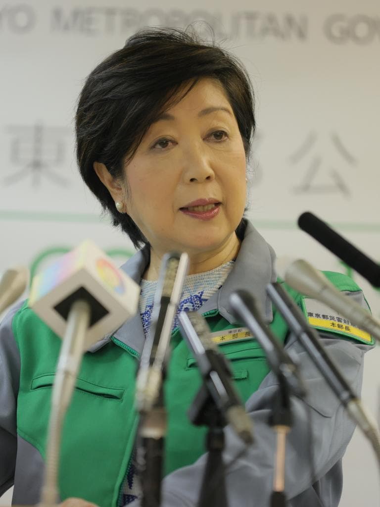 小池百合子東京都知事(ｃ）朝日新聞社