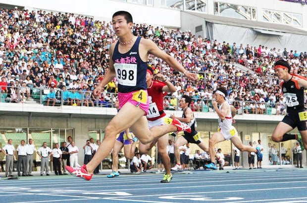 日本人選手の“ぶっちぎり”が見てみたい！（写真は洛南高の桐生選手）　（c）朝日新聞社　＠＠写禁