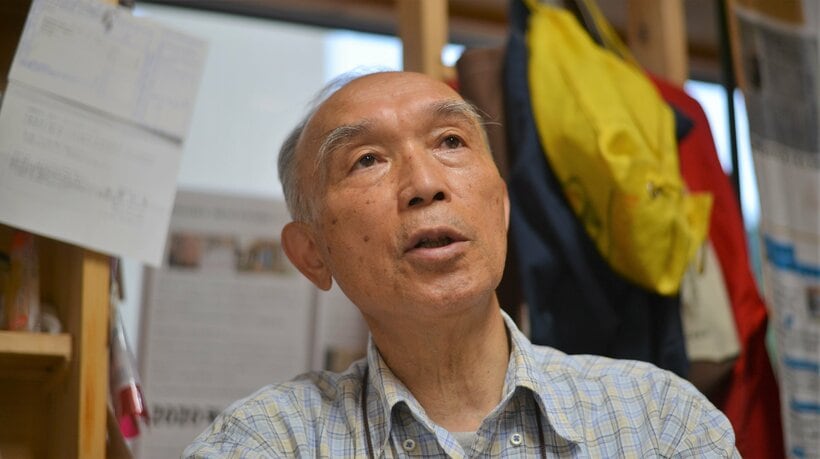 黒井秋夫さん。「PTSDの日本兵家族会・寄り添う市民の会」の代表を務める。