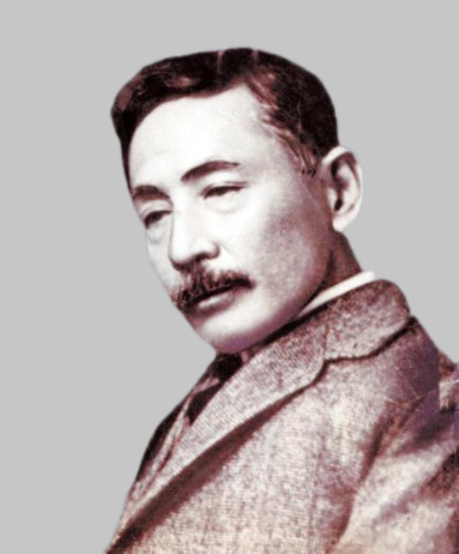夏目漱石の肖像　（ｃ）朝日新聞社