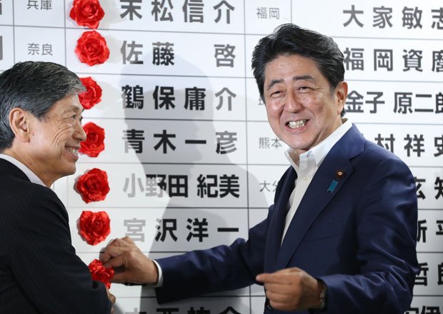 安倍首相　（ｃ）朝日新聞社