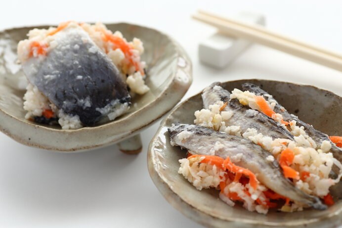 北海道の保存食、飯寿司は冬の定番。