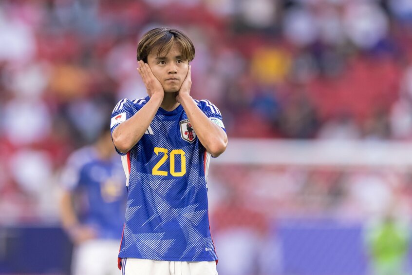 徹底マークにあった久保。写真=MB Mediaアフロ